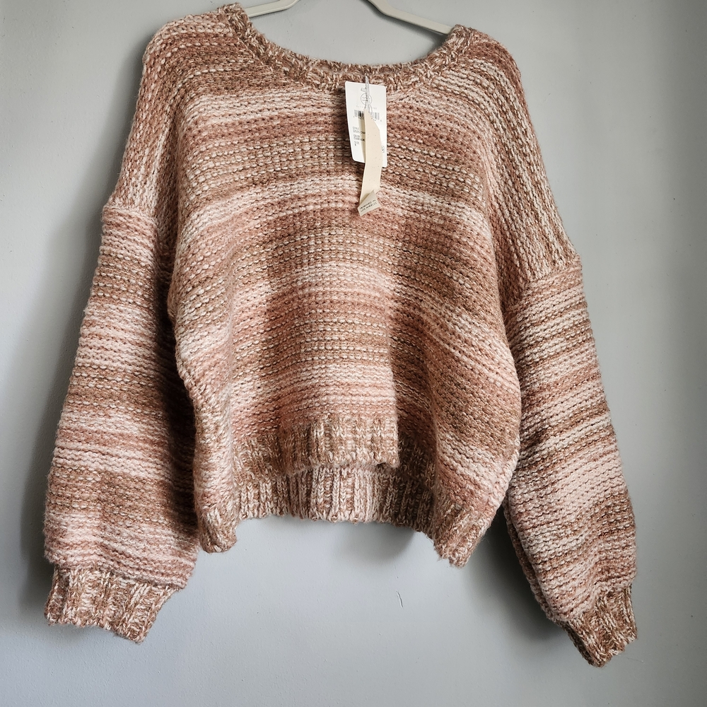 Cozy Knit Women's Sweater - Pink - Picture 1 of 5